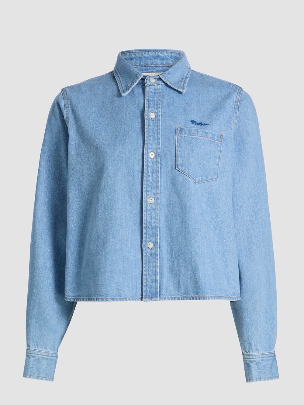 MOTHER The Honor Roll Denim Shirt XS